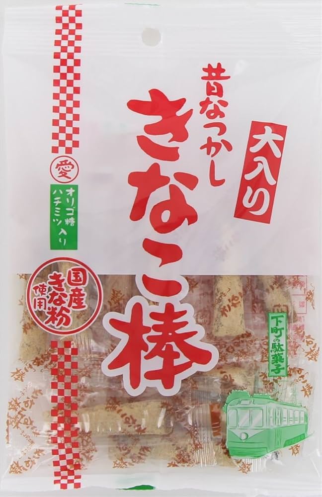 Amazon.co.jp: 鈴ノ屋 大入り きなこ棒 10本×10袋 : 食品・飲料・お酒